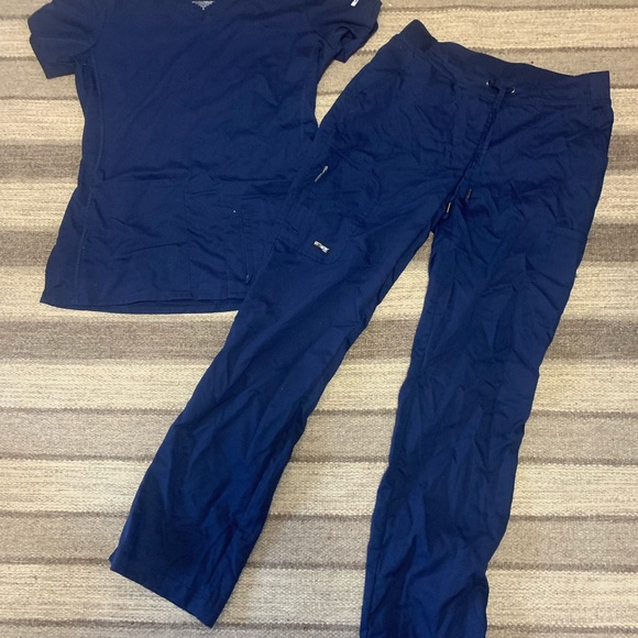 Other - Bundle of Greys Anatomy Active and Cherokee infinity scrubs and supplies